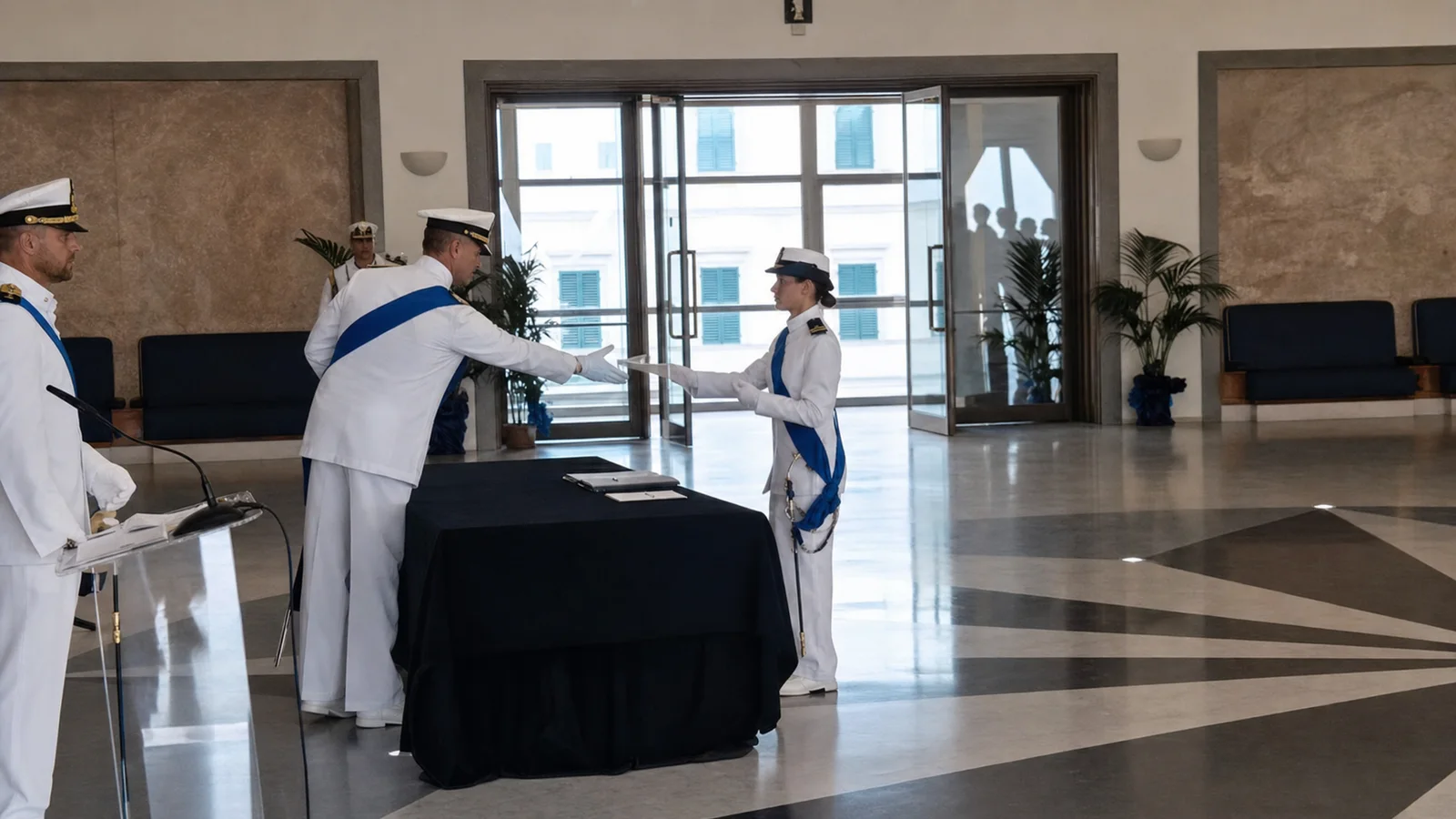 Il giuramento nella Marina Militare